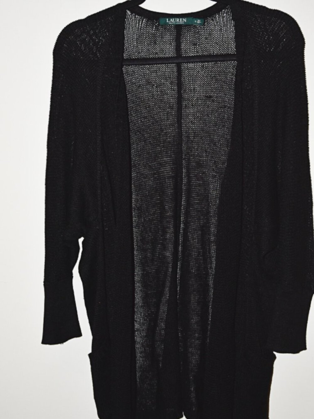 Ralph Lauren Lightweight open front Cardigan size small